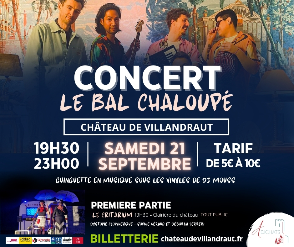 CONCERT - Le Bal Chaloupé au château de Villandraut