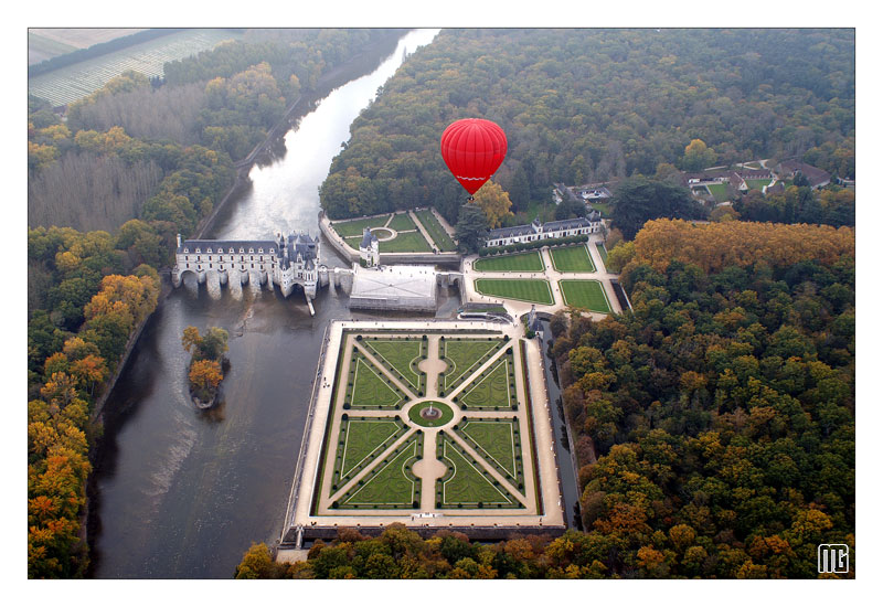 Vol en montgolfière en weekend en Touraine à Chenonceaux